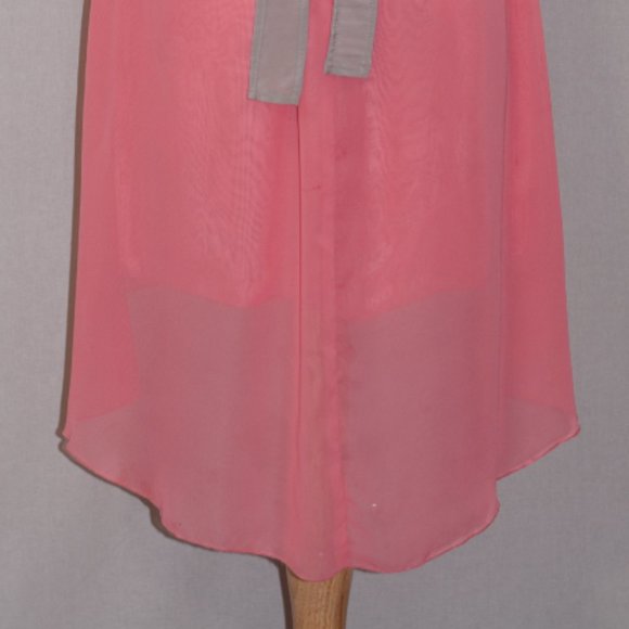 Multi Color Silk Halter Dress (S) - Picture 11 of 13